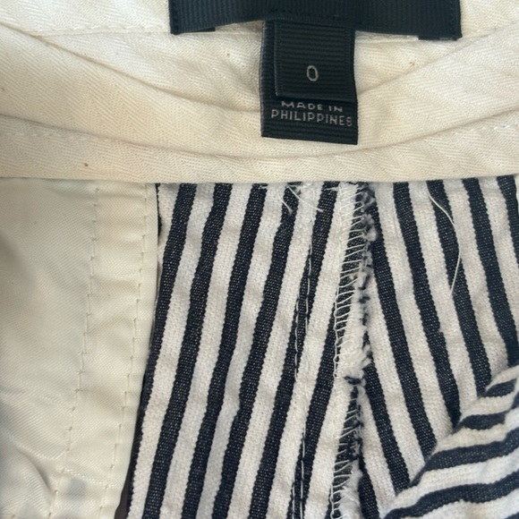 J crew striped flat front pants - Picture 4 of 7